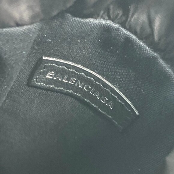 BALENCIAGA 618193 Bottle Holder Drawstring Bag logo Crossbody Pochette Unused - Picture 12 of 15
